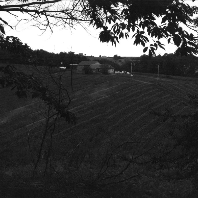 La ferme Hournau, vu de loin.