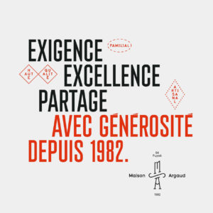 Exigence, excellence, partage, avec générosité depuis 1982.