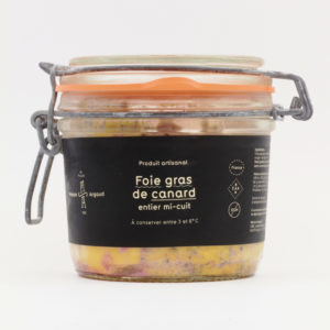 Foie gras de canard entier mi-cuit