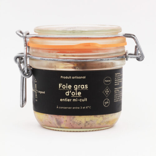 Foie gras d'oie entier mi-cuit en bocal