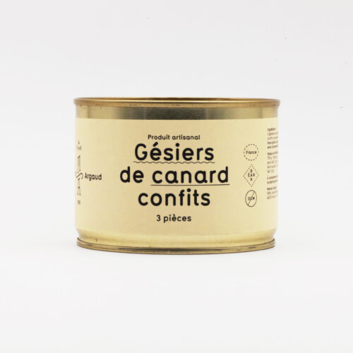Gésiers de canard confits