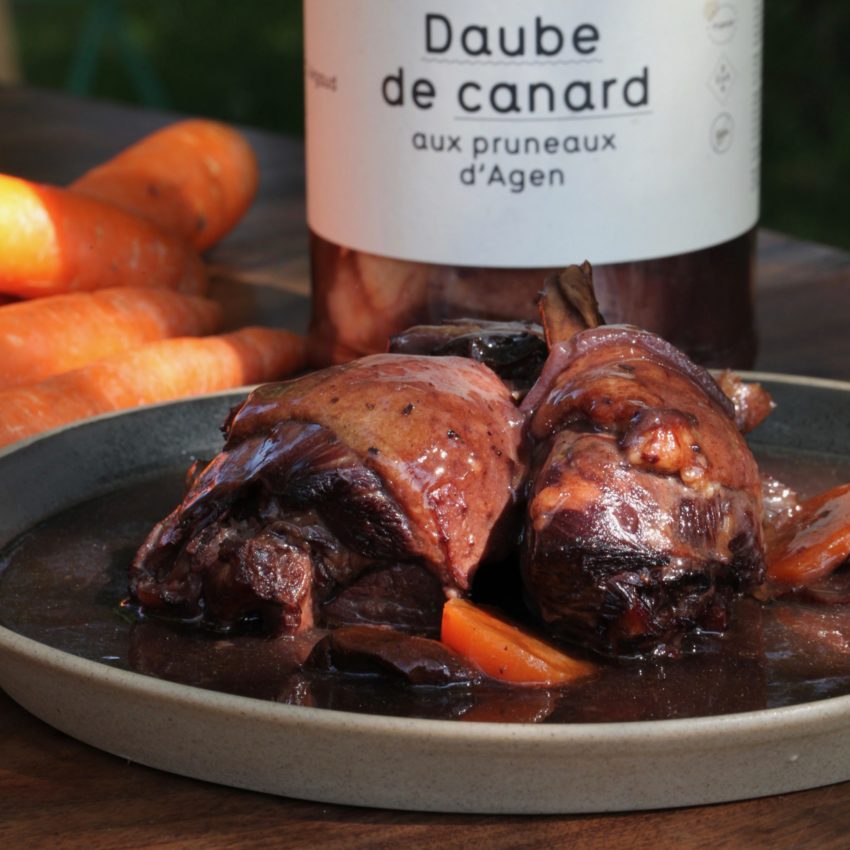 Daube de canard aux pruneaux d'Agen