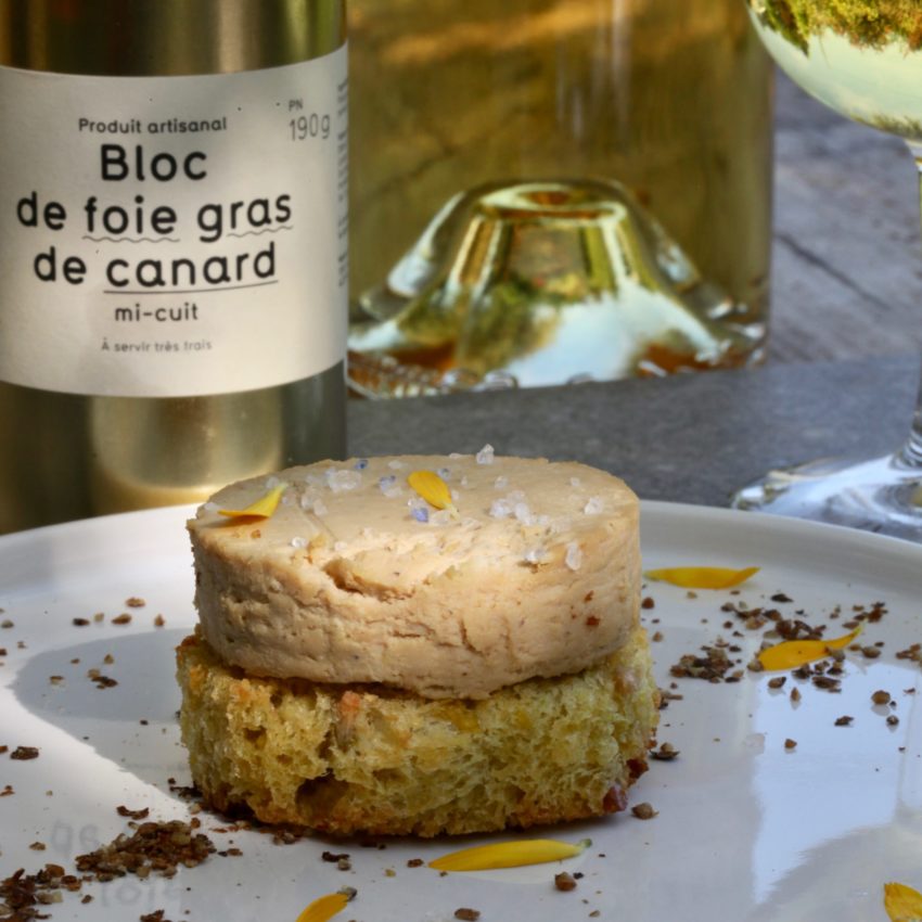 Bloc de foie gras de canard mi-cuit