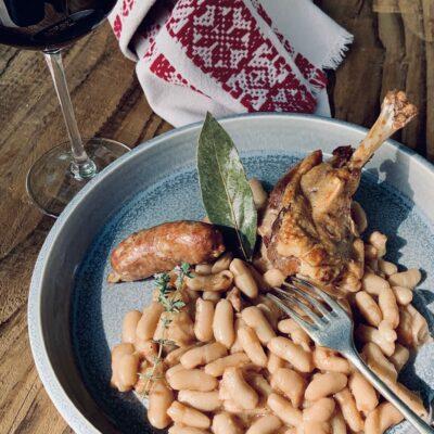 Cassoulet au canard et haricots tarbais
