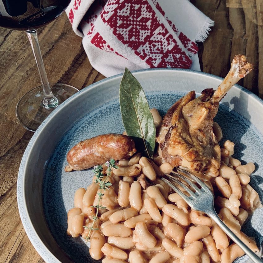 Cassoulet au canard et haricots tarbais