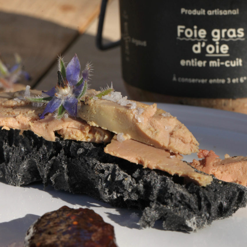 Foie gras d’oie entier mi-cuit