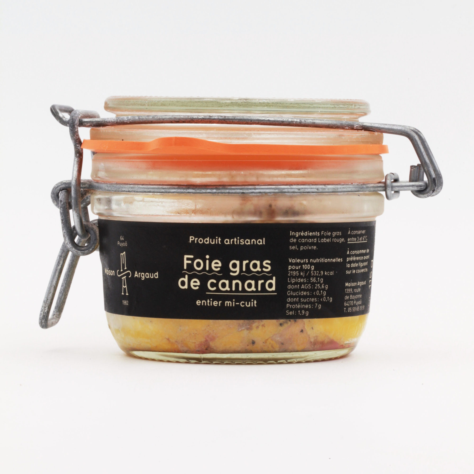 Foie Gras de Canard entier, en bocal - épicerie fine en ligne