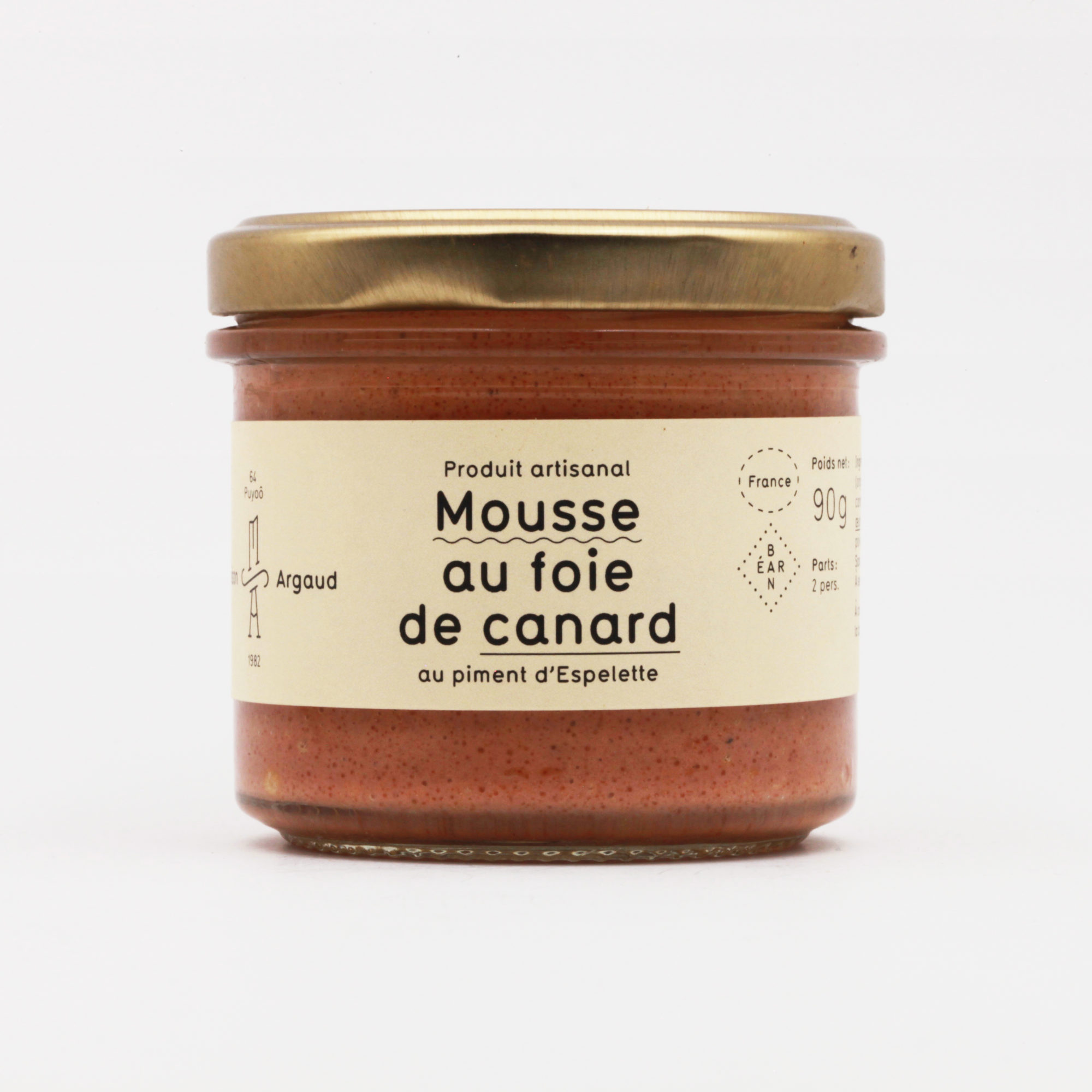 Mousse au foie de canard Piment d'Espelette