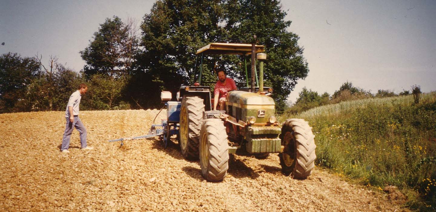 Thierry et Pierre Yves aux champs
